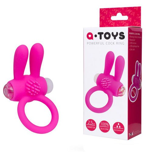 POWERFUL COCK RING PINK, annmarie.pl