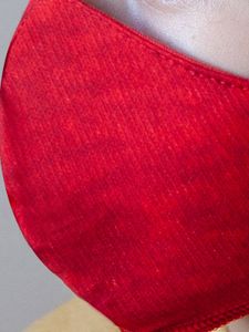 Maseczka dziecięca RED wielorazowa z filtrem