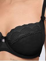 Biustonosz MELANIA K40 push up czarny