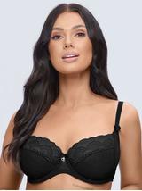Biustonosz MELANIA K40 push up czarny