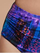 Figi kąpielowe CORAL maxi marszczone