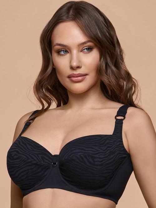 Biustonosz kąpielowy ANTHRACITE K26 soft